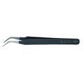 Knipex Precision Tweezers ESD, Bent Tip 92 38 75 ESD