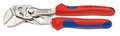 Knipex 6 in Knipex Cobra Straight Jaw Plier Wrench Smooth, Bi-Material Grip 86 05 150