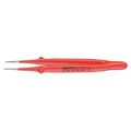 Knipex Insulated Precision Tweezers, Serrated Tip 92 27 62
