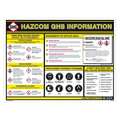 Ghs Safety Wall Chart, Chemical/HAZMAT Training GHS1003