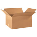 Zoro Select Corrugated Boxes, 22" x 16" x 10", Kraft, 20/Bundle 10Y719