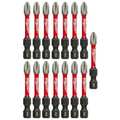 Milwaukee Tool SHOCKWAVE 2 in Phillips #2 Impact Duty Power Bit, 15-Piece Pack 48-32-5004