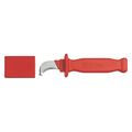 Gedore Insulated Cable Knife, Hook, 7-8/10" L VDE 4527