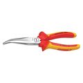 Gedore Ins Bent, Needle Nose Pliers, 8", Number of Pieces: 1 VDE 8132 AB-200 H