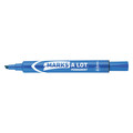 Mark-A-Lot Large Desk-Style Permanent Marker, Chisel Tip, Blue 7170908886