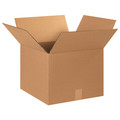 Zoro Select Corrugated Boxes, 15" x 15" x 12", Kraft, 25/Bundle 11A728