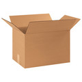 Zoro Select Corrugated Boxes, 17 1/4" x 11 1/4" x 11 1/2", Kraft, 25/Bundle 11A753