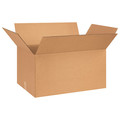 Zoro Select Corrugated Boxes, 26" x 15" x 12", Kraft, 20/Bundle 11G124
