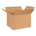 Zoro Select Corrugated Boxes, 26" x 20" x 18", Kraft, 10/Bundle 11G133