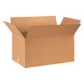 Zoro Select Corrugated Boxes, 29" x 17" x 15", Kraft, 15/Bundle 11G153