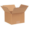 Zoro Select Corrugated Boxes, 7" x 7" x 5", Kraft, 25/Bundle 11K596