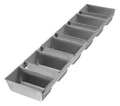 Chicago Metallic Bread Pan, 6-Strap, 5-5/8x3-1/8 46925