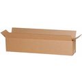 Zoro Select Long Corrugated Boxes, 20" x 10" x 6", Kraft, 25/Bundle 11R425