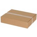 Zoro Select Flat Corrugated Boxes, 18" x 12" x 5", Kraft, 25/Bundle 11R409