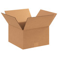 Zoro Select Corrugated Boxes, 12" x 12" x 7", Kraft, 25/Bundle 11R333