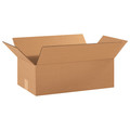 Zoro Select Corrugated Boxes, 18" x 10" x 6", Kraft, 25/Bundle 11R406