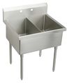 Lk Packaging SS 33"x27-1/2"x14" Floor Sink WNSF82302