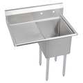 Lk Packaging Floor Mount Scullery Sink, Stainless Steel Bowl Size 16" x 20" E1C16X20-L-18X