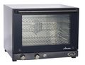 Cadco 11-3/4 x 18-3/4 x 13-3/4" Half Size Convection Oven, 220V, Stainless Steel OV-023