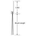 American Garage Door Supply Brush Seal, Nylon, 2" x 2", 10 ft. BNS22-10