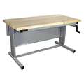 Proline Workstation, Ergo, Solid Maple, Lt Gray EL6030M-A31