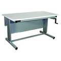 Proline Workstation, Ergo, ESD, Rolled Edge, Lt Gray EL6030C-A31-SW837-PF90