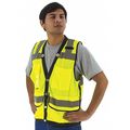 M-Safe By Majestic High Visibility Vest, Yellow, 5XL 75-3207-XXXXXL