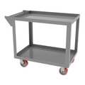 Greene Manufacturing Service Cart, 24"Dx60"Wx36"H, 3 Shelves, 11 ga. Steel, 3 Shelves, 1500 lb SC-2460-3