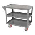 Greene Manufacturing Cart, 24"Dx42"L, 2 Shelf, No Retainer Lip SCD-2422