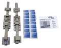 Quakehold! HPLC 8-Stack Fastener Kit, Gray RD.HP.8G.1