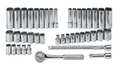 Sk Professional Tools 1/4" Drive Socket Set, SAE, Metric, 41 pcs 91844-12