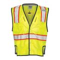 Kishigo Fall Protection Vest, 4XL/5XL, Lime T341-4X-5X
