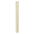 Zoro Select Post Sleeve, 4-1/2 In Dia., 52 In H, Beige CL1385VV