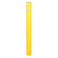 Zoro Select Post Sleeve, 4-1/2 In Dia., 64 In H, Yellow CL1385G