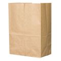 Zoro Select Shopping Bag Flat Bottom 1/6 BBL, Brown Pk400 80080