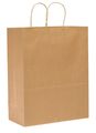 Zoro Select Sup R Mart Brown Shopping Bag Flat Bottom, Twist Handles, Pk250 87128