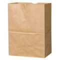 Zoro Select Shopping Bag Flat Bottom 1/8 BBL, Brown Pk500 80082