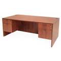 Regency Pedestal Desk, 30 D, 60 W, 29 H, Cherry, Wood LDP6030CH