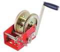 Dayton Ratcheting Winch, Spur, No Brake, 3200 lb. 12U363