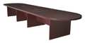 Regency Race Track Legacy Modular Conference Tables, 192 X 52 X 29, Wood Top, Mahogany LCTRT19252MH