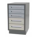 Greene Manufacturing Cabinet, 5 Drawer, 24" W x 21" D x 28" H DT-2421-3200