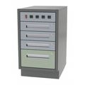 Greene Manufacturing Cabinet, 4 Drawer, 18" W x 18" D x 28" H DT-1818-4010-W