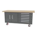 Greene Manufacturing Mobile Workbench, 72" W x 30" D x 34" H MG-600.STL