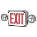 Big Beam NEMA Combo Exit Sign H2E4XL1RW