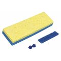 Quickie Wet Mop Head, Screw-On 9 in Width, 3 in Depth, Cellulose, Yellow 442ZQK