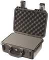 Pelican Black Protective Case, 14.2" L x 11.4" W x 6-1/2" D IM2100