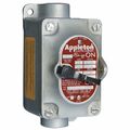 Appleton Electric Manual Motor Starter, FeedThru, Hub 1/2, 2P EDSC11102