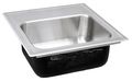Just Manufacturing Drop-In Sink, 3 Hole, Stainless steel Finish SL1815A3-J