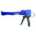 Westward Dripless Caulk Gun, Black/Blue, Plastic, 10 oz 13J315