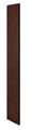 Salsbury Industries Locker End Panel, 18x72, Mahogany 33333MAH